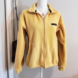 Black Diamond Zip Up Fleece Jacket - Black & Yellow - Small